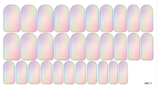 Nail decoration films for manicure - 1085R 