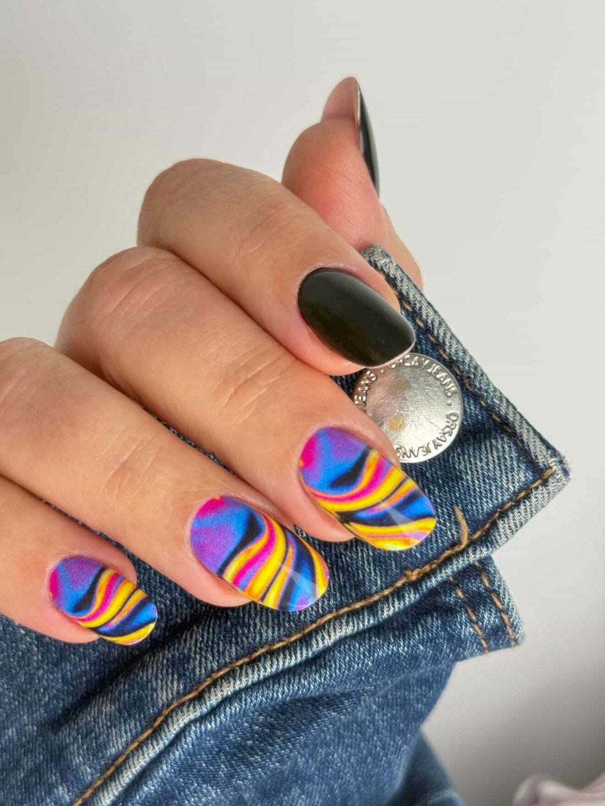 Nail decoration films for manicure - 1090R 