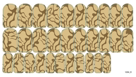 Nail decoration films for manicure - 1094R 