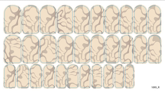 Nail decoration films for manicure - 1095R 