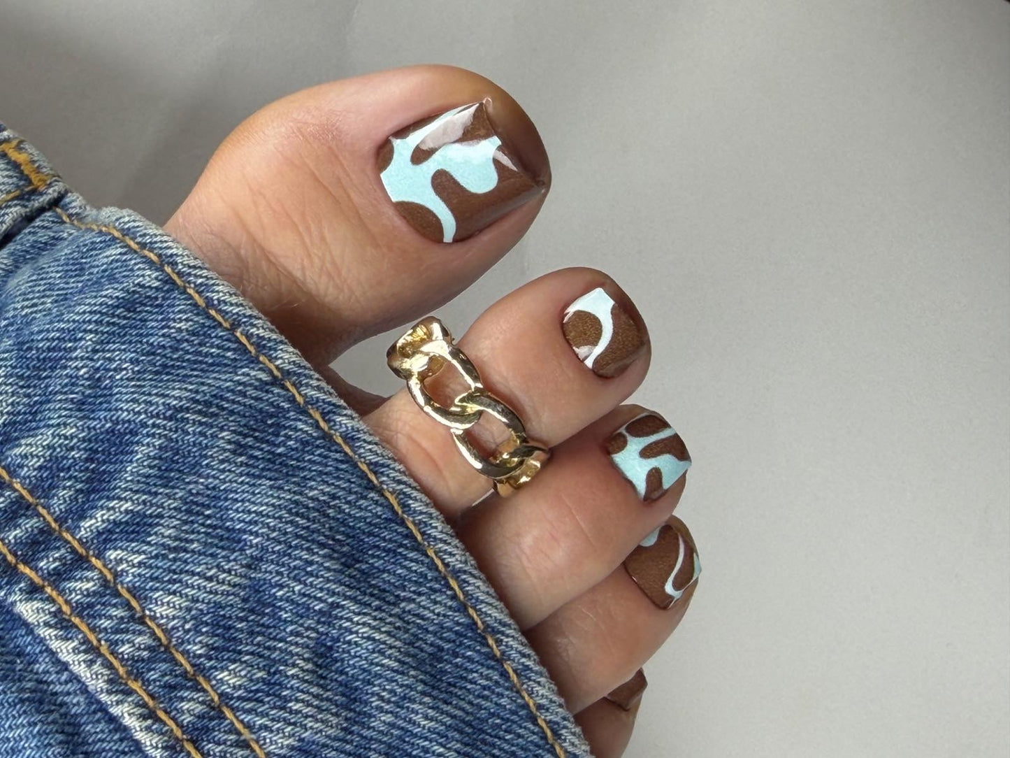 Nail decoration films for pedicure - 1098K 