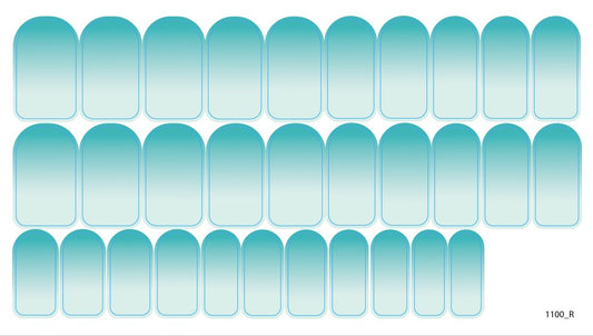 Nail decoration films for manicure - 1100R 