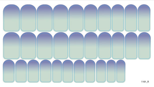 Nail decoration films for manicure - 1101R 