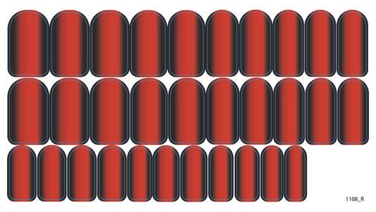 Nail decoration films for manicure - 1108R 