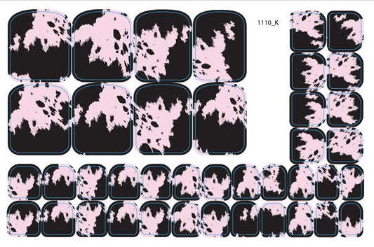 Nail decoration films for pedicure - 1110K 