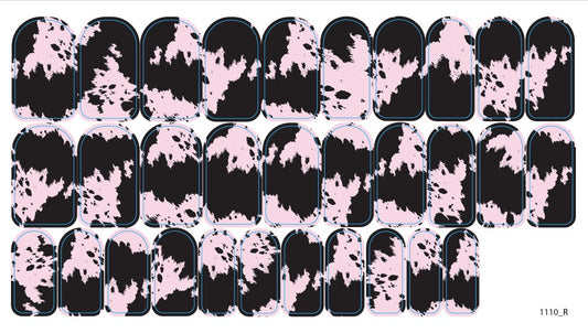 Nail decoration films for manicure - 1110R 