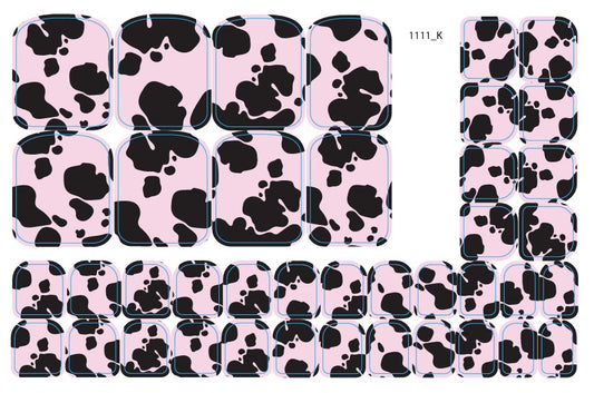 Nail decoration films for pedicure - 1111K 