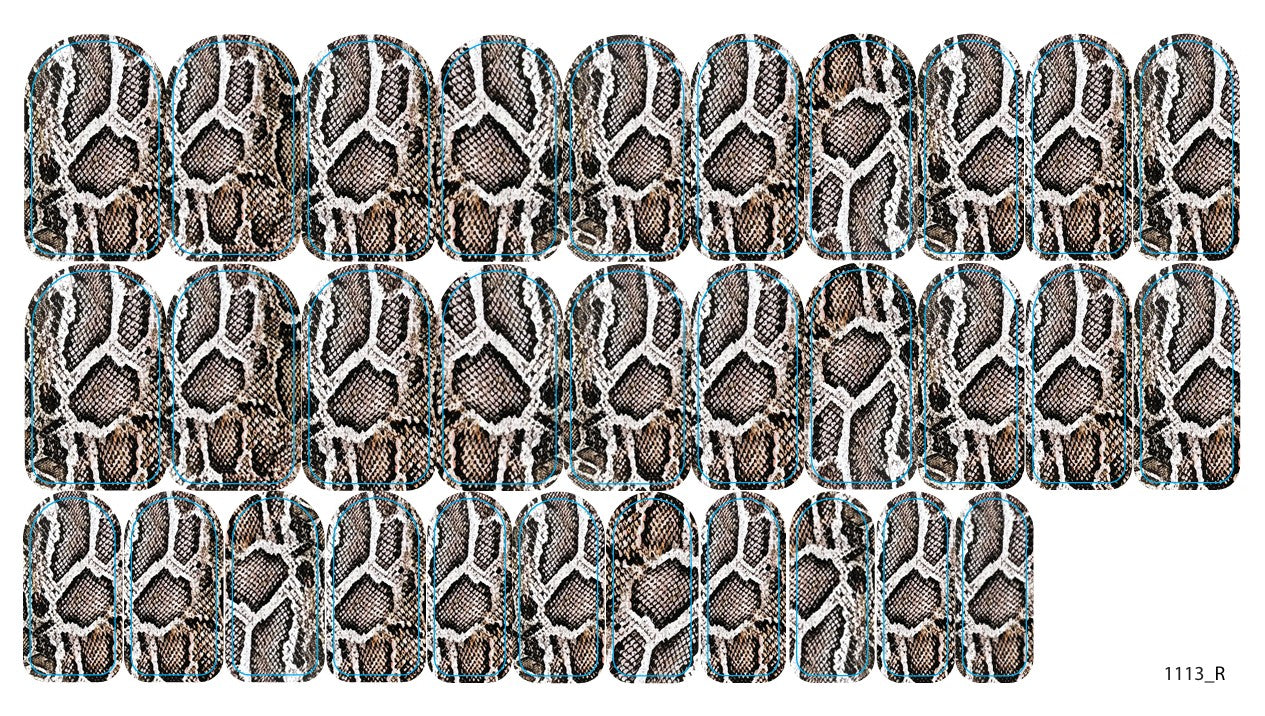 Nagų dekoravimo plėvelės manikiūrui - 1113R