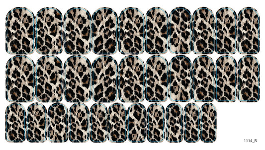 Nail decoration films for manicure - 1114R 