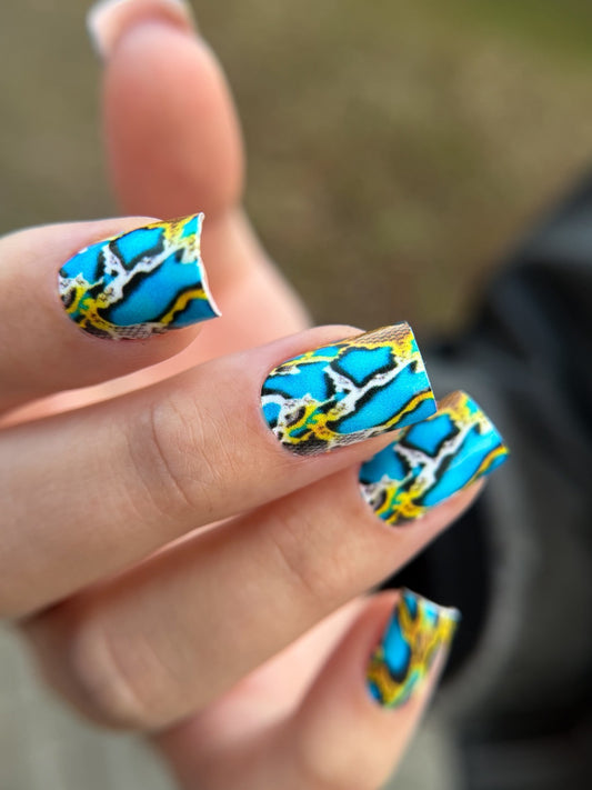 Nail decoration films for manicure - 1115R 