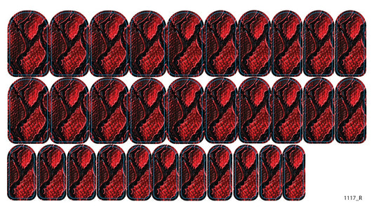 Nail decoration films for manicure - 1117R 