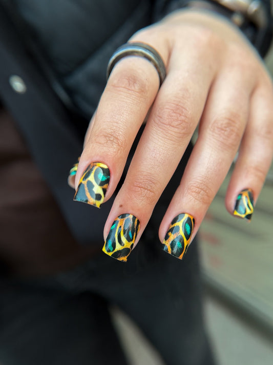 Nail decoration films for manicure - 1118R 