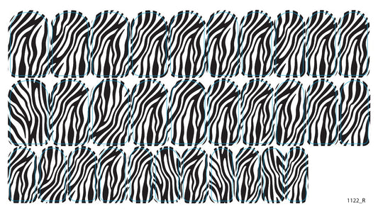 Nail decoration films for manicure - 1122R 