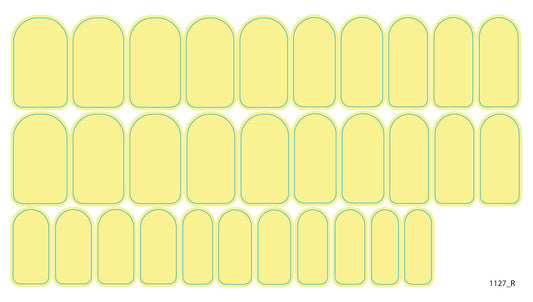 Nail decoration films for manicure - 1127R 