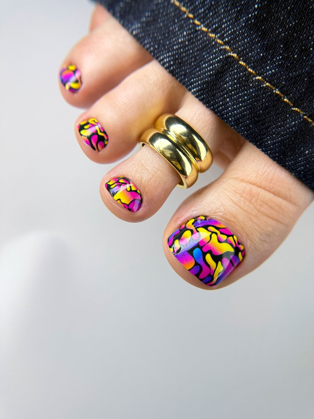 Nail decoration films for pedicure - 1134K 