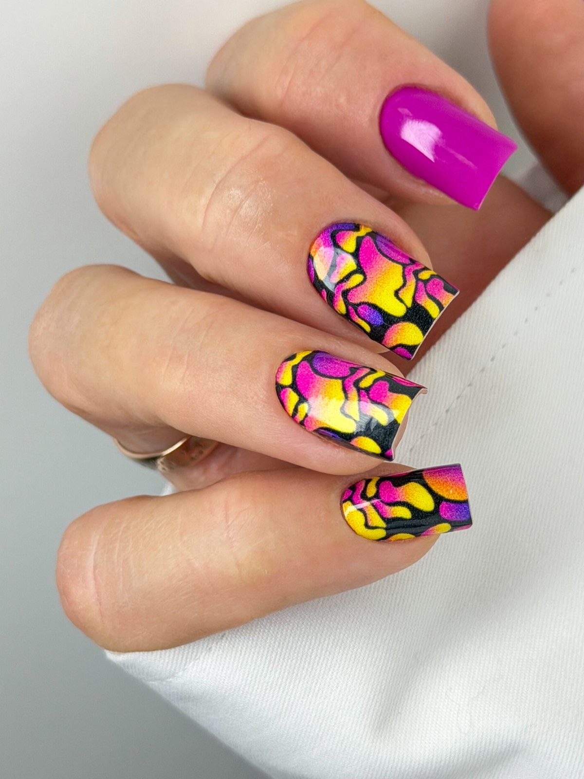 Nail decoration films for manicure - 1134R 