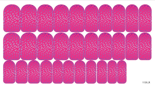 Nail decoration films for manicure - 1139R 