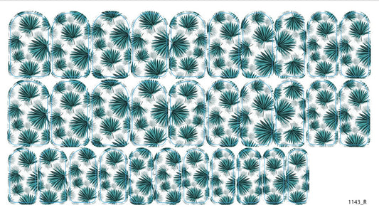 Nail decoration films for manicure - 1143R 