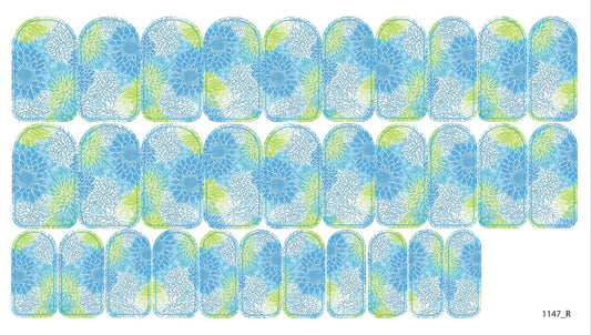 Nail decoration films for manicure - 1147R 