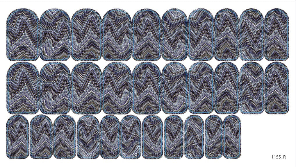 Nail decoration films for manicure - 1155R 