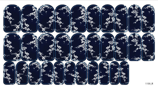 Nail decoration films for manicure - 1159R 