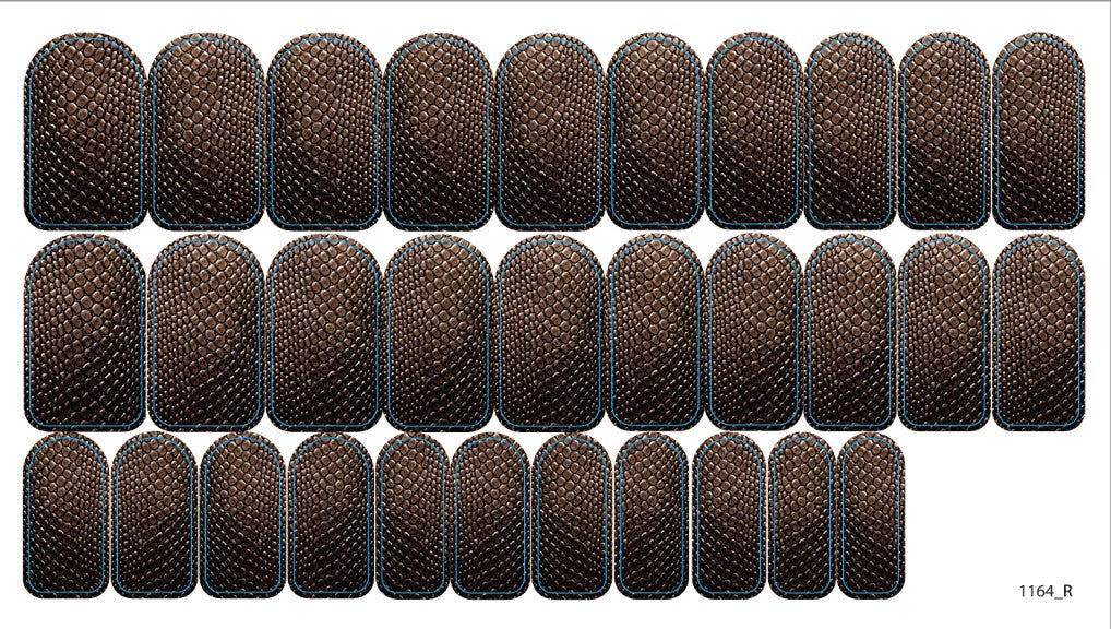 Nail decoration films for manicure - 1164R 