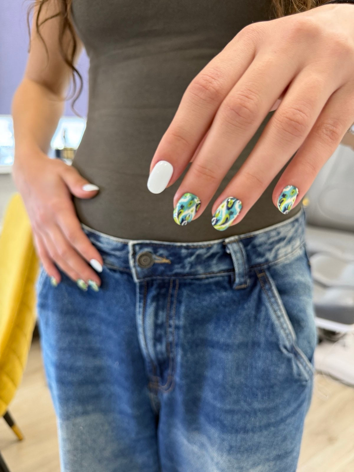 Nail decoration films for manicure - 1167R 