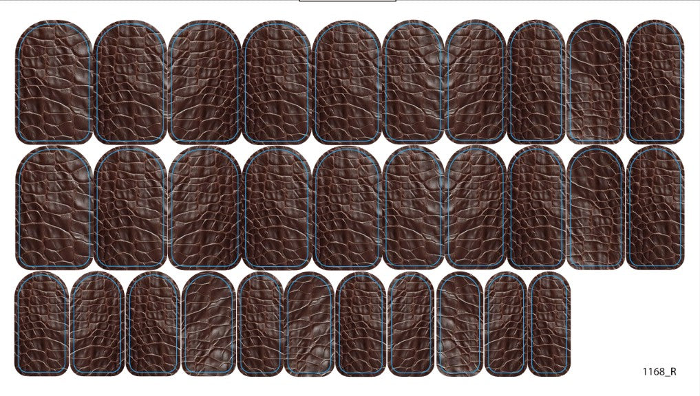 Nail decoration films for manicure - 1168R 
