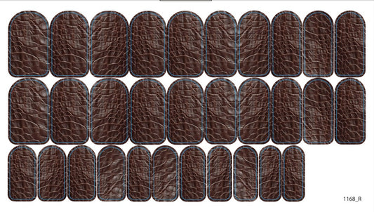 Nail decoration films for manicure - 1168R 