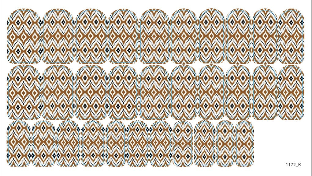 Nail decoration films for manicure - 1172R 