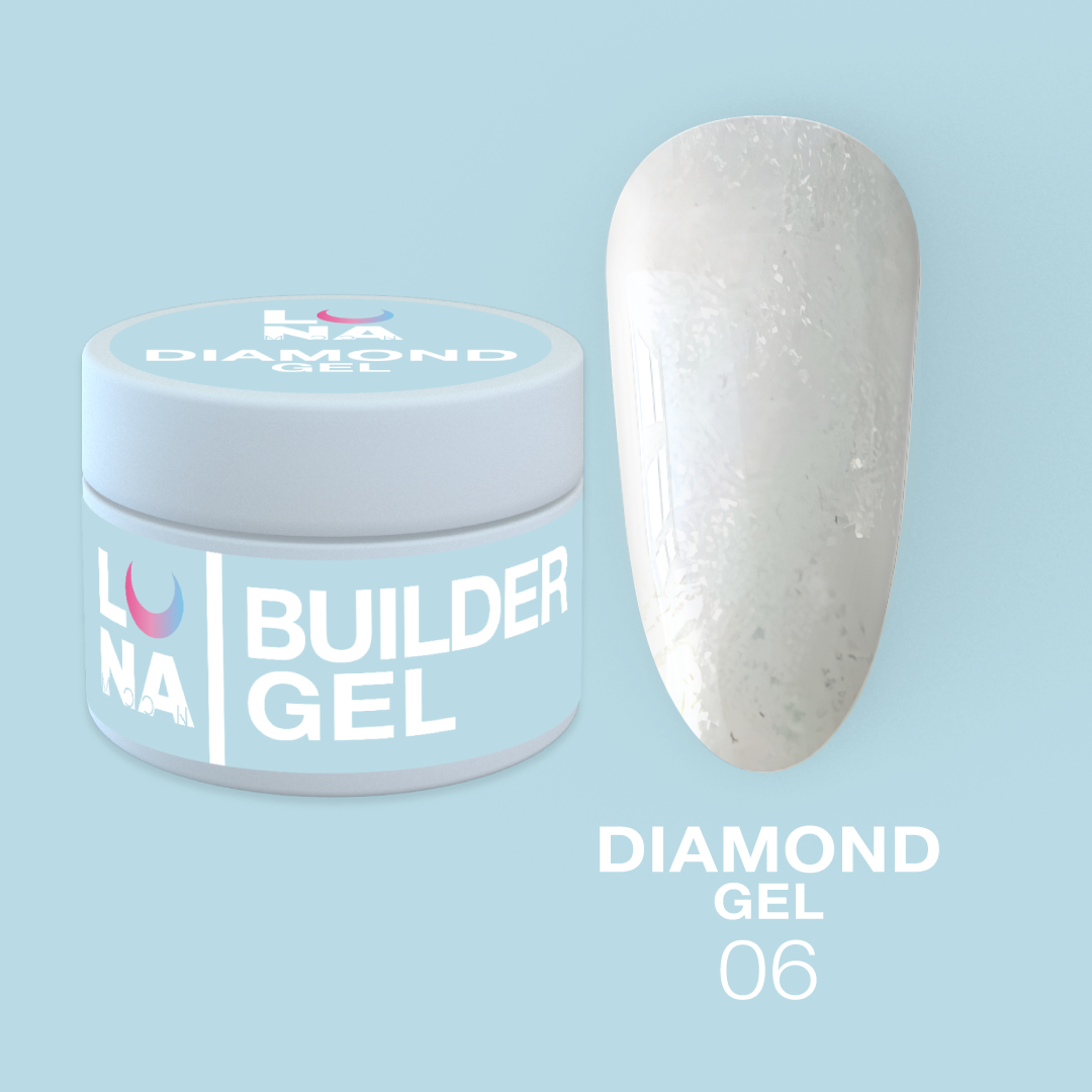 LUNAMOON priauginimo gelis Diamond Gel 06 -15ML