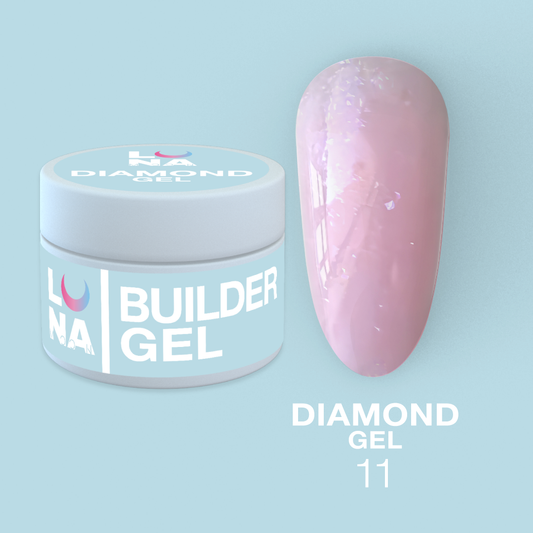 LUNAMOON priauginimo gelis Diamond Gel 11 -15ML