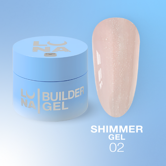LUNAMOON priauginimo gelis Shimmer gel 02 - 15ml