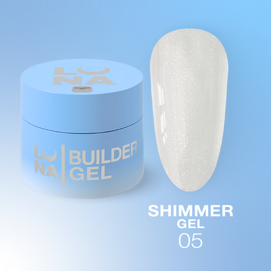 LUNAMOON priauginimo gelis Shimmer gel 05 - 15ml
